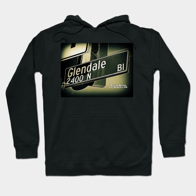 Glendale Boulevard, Los Angeles, California by Mistah Wilson Hoodie by MistahWilson